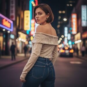 Wild Fable Off The Shoulder Flirty Cream Top Size Womens XL